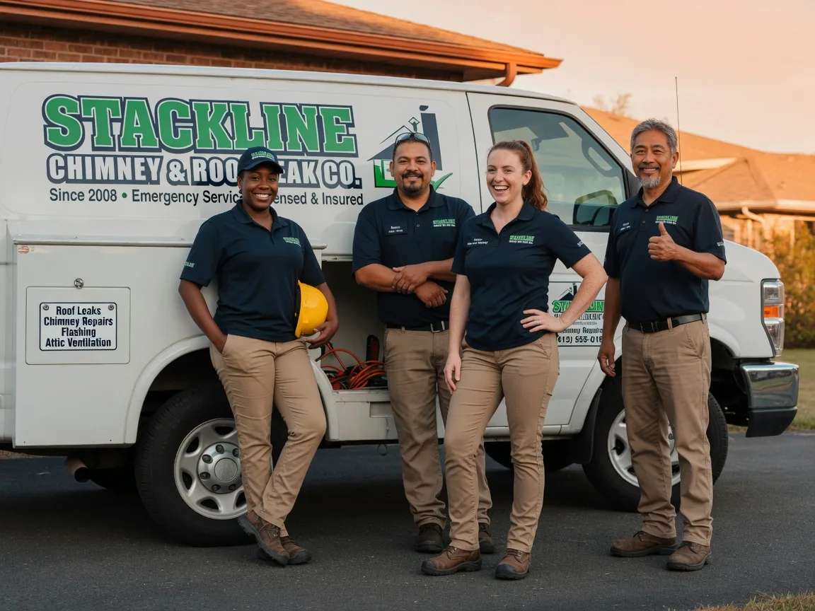 Chimney flashing repair company in White City, KS